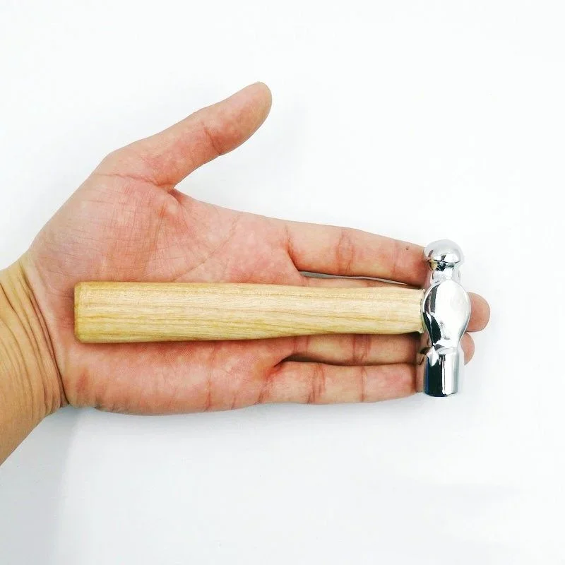 Mini Hammer Mini Hammer Smashing Walnut Round Head Wooden Handle Hammer Car Escape Tool Hand Multi Function