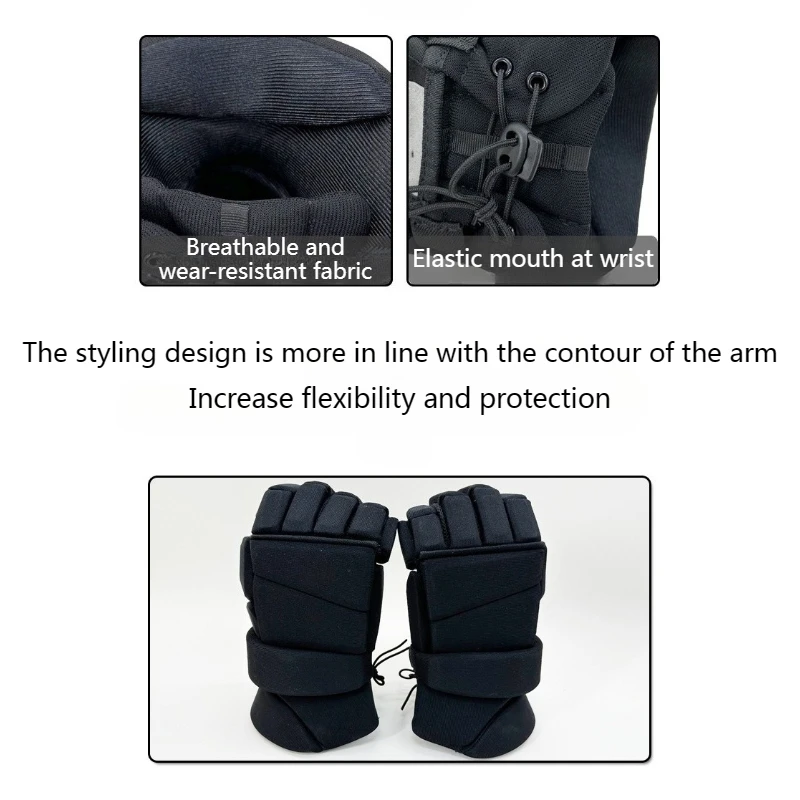 Ice Hockey Gloves Are Cold Resistant Wear-resistant Comfortable Breathable Protective Gloves for Martial Arts Fencing Training