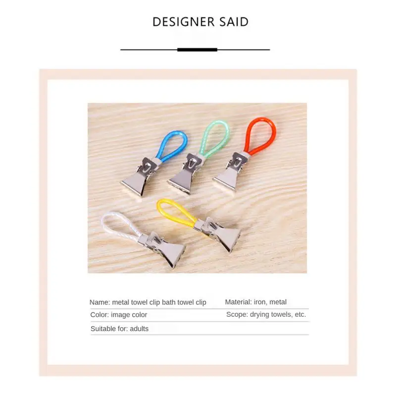 5/10pcs Household Tea Towel Hanging Clips Clip On Hooks Loops Hand Towel  Hangers Hanging Clothes Pegs Bathroom Kitchen Organizer - AliExpress