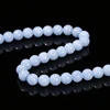 Wholesale 6 8 10mm Natural Angelite Stone Bead Round Loose Spacer For Jewelry Making Diy Necklace Bracelet Accessory Finding 15" 4