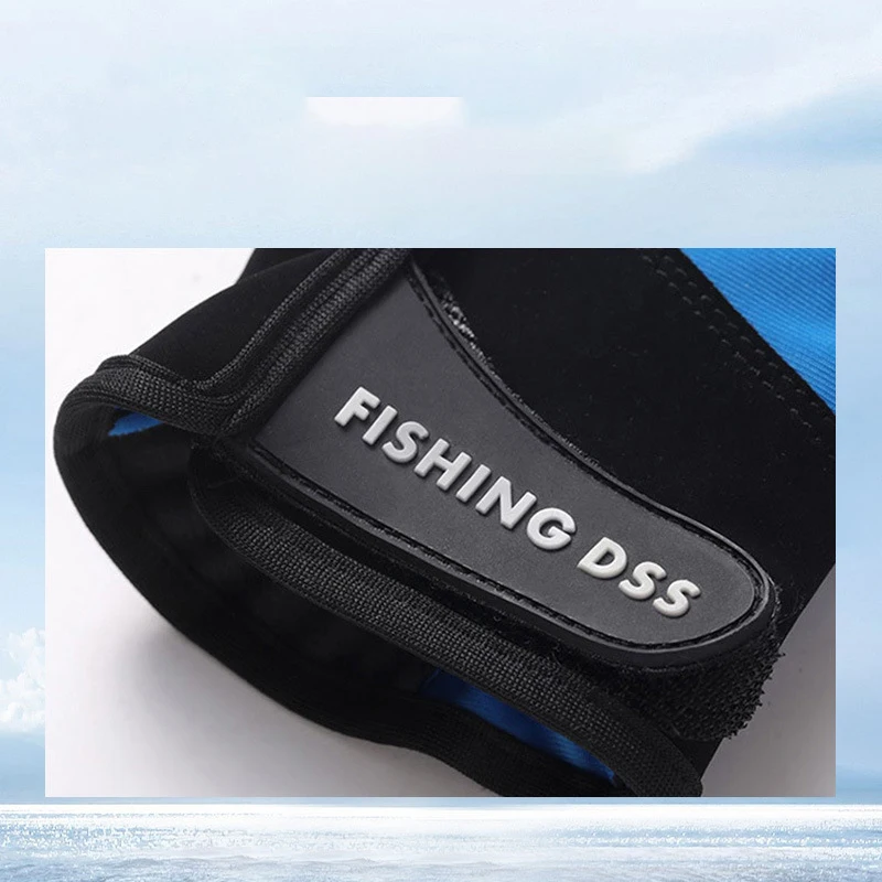 Gloves for Fishing Three Finger Cut Outdoor Lure Men Fishing Tackle Gloves Anti-Slip Four Seasons Cycling Anti Stab Catch Fish