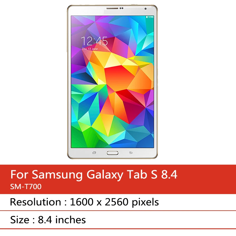 Montagem Digitalizador de Tela Sensível ao Toque Amoled para Samsung Tab s T700 Sm-t700 Sm-t705 Sm-t705 3g Lcd 84 - Imagem 4