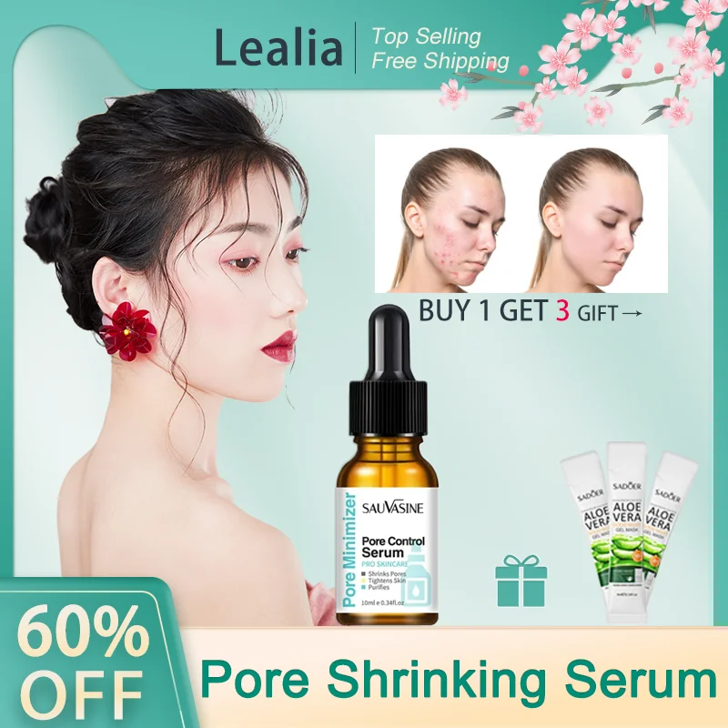 

Pore Shrinking Serum Beauty Face Removing Large Pores Tightening Repairing Facial Pore Minimizing Essence Face Care Products