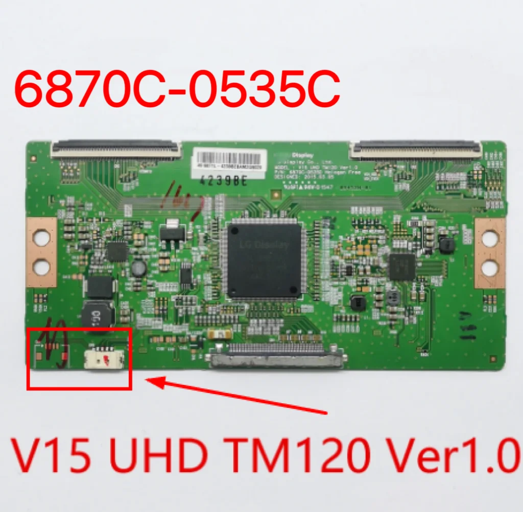 

Original 6870C-0535C V15 UHD TM120 1.0 TCON board 6870C-0535C