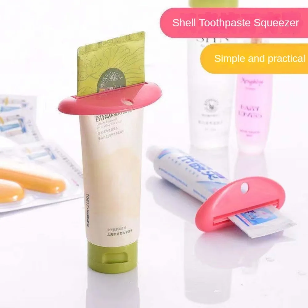 Roller Toothpaste Squeezer Toilet Squeezing Sample Cosmetics Seasoning Facial Cleanser Hand Cream Squeezer Toothpaste Clip 5