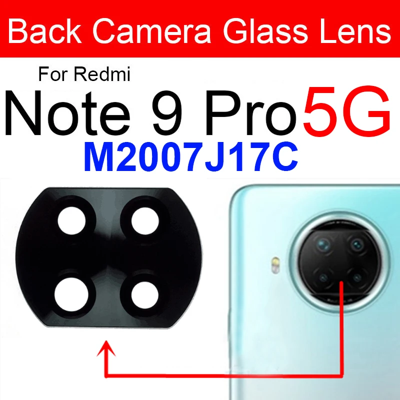 Main Rear Camera Glass Lens Frame Holder For Xiaomi Redmi Note