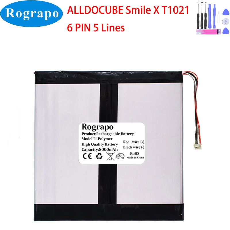Alldocube Smile x Smilex Tablet pc Bateria Pin Linhas Novo 3.8v 8000mah