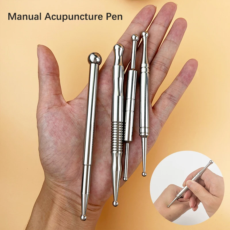 

Manual Acupuncture Pen Terahertz Energy Stone Massage Tool Trigger Point Massager Stick For Face Body Relax Facial Reflexology