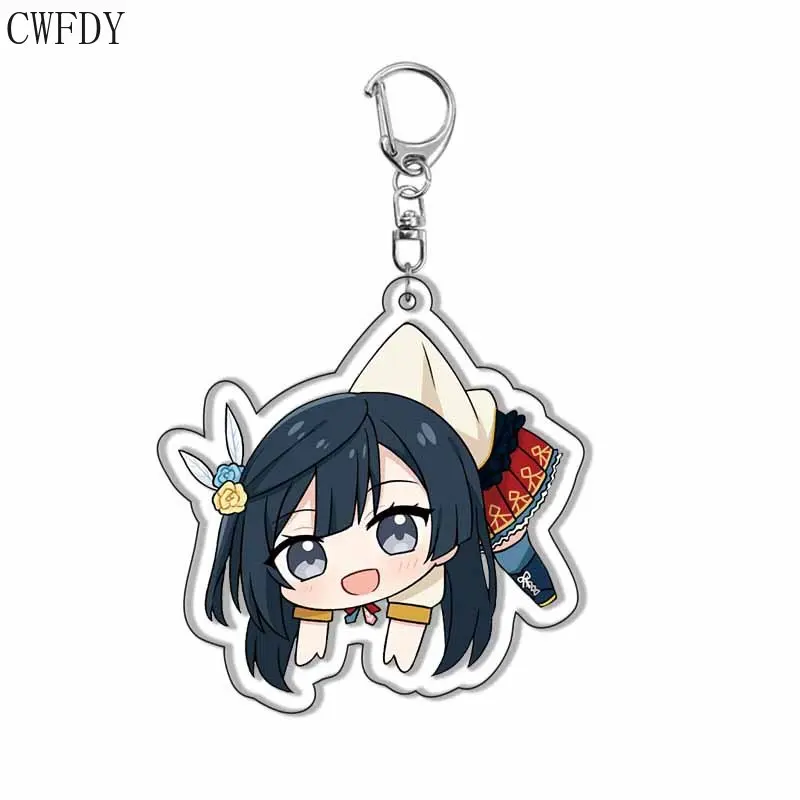 Anime Watashi ni Tenshi ga Maiorita! Precious Friends Hoshino Miyako  Shirosaki Hana Keychain Cosplay Acrylic Charm Pendant Toy - AliExpress