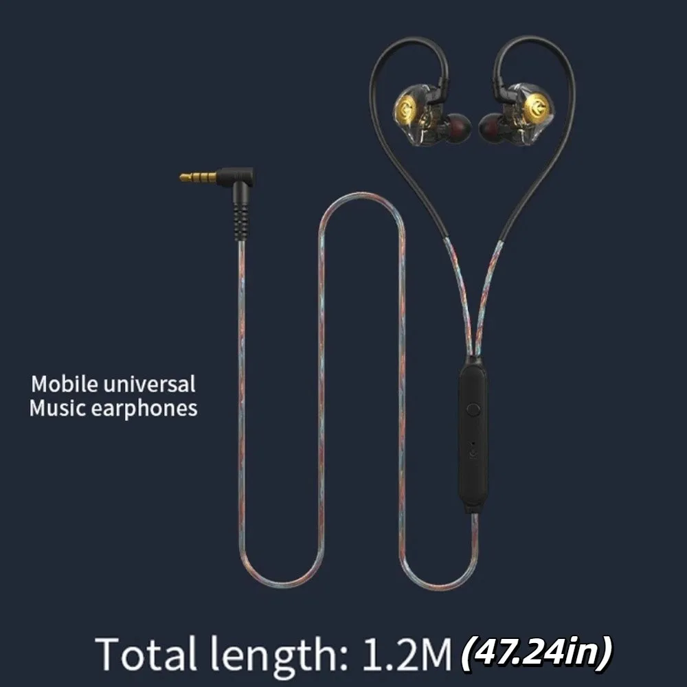 HiFi Stereo In-Ear Wired Earphones with Microphone