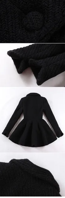 30-women vintage 50s Audrey Hepburn wool long swing rockabilly coat in  black women plus size coats abrigos mujer blusa de frio - AliExpress