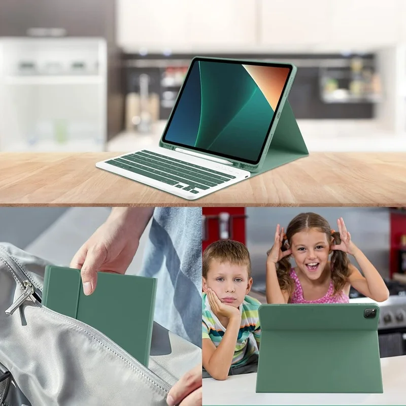 Wireless Keyboard Tablet Case with Detachable Keyboard