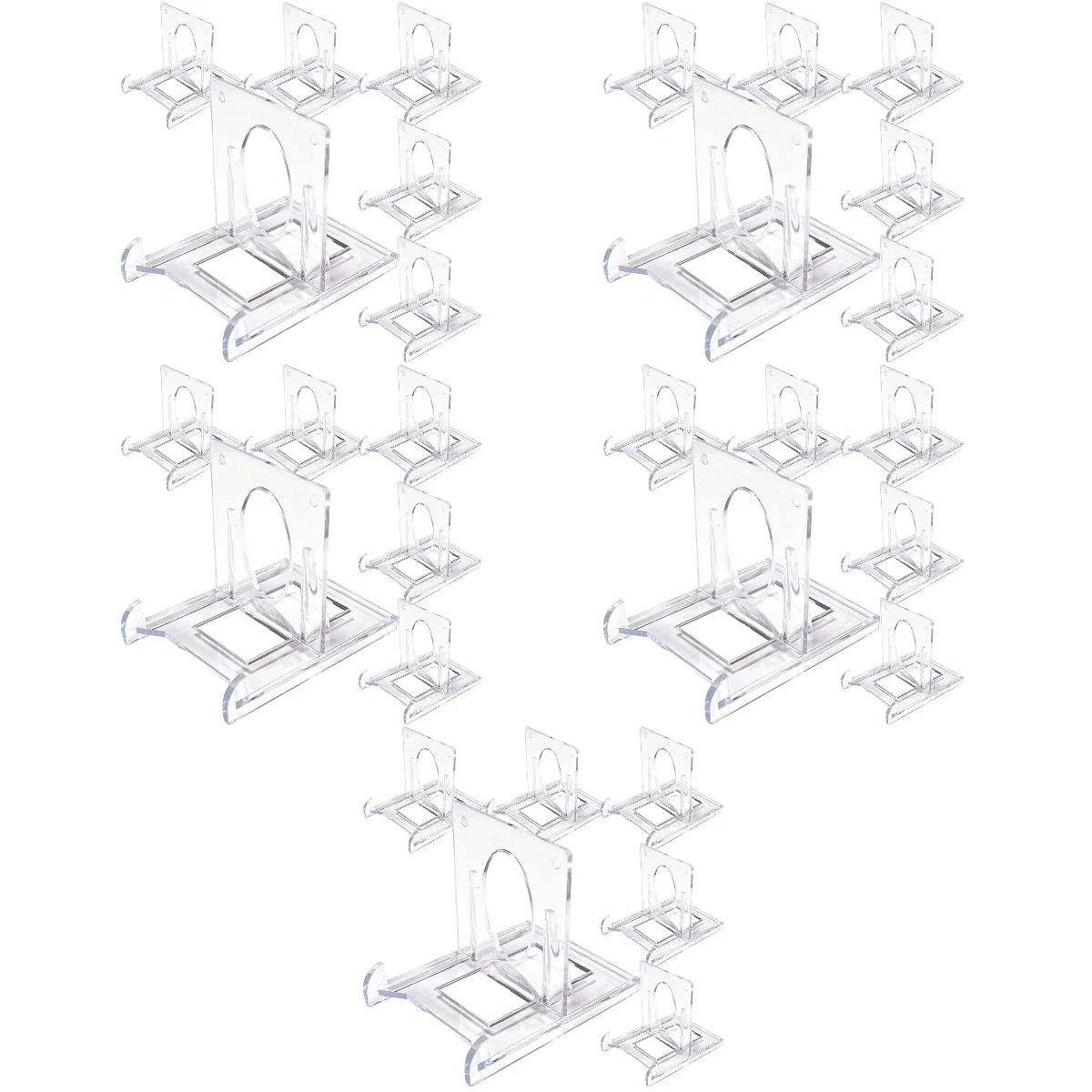 

30 шт., пластиковые подставки для монет