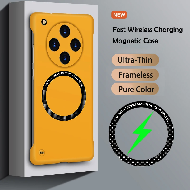 Luxury Ultra Slim Magnetic Frameless Color Phone Case - Shockproof Design
