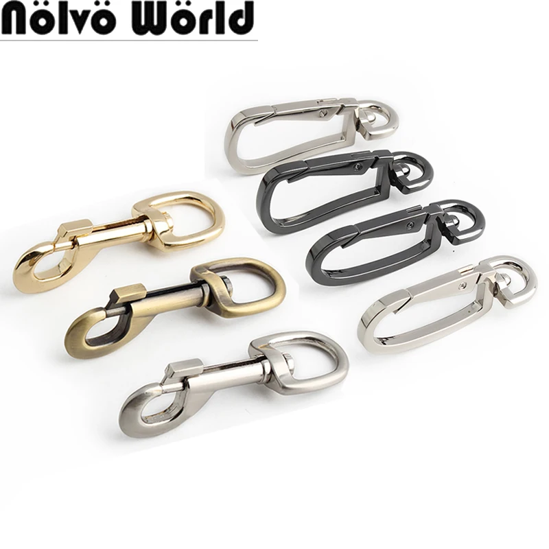 

5-30PCS 92x21MM,78x14MM Metal Trigger Clasps Clips Spring Gate Snap Hooks For Webbing Shoulder Bags Strap Buckles Accessories