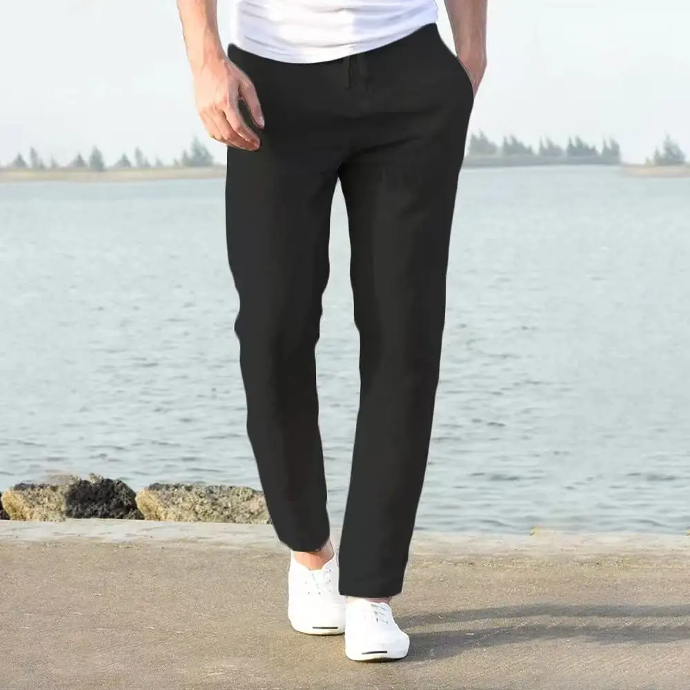 Men's Cotton Linen Sports & Fitness Pants - Image 4