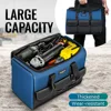 Heavy Duty Wide Mouth Tool Bag with Pockets, Organizer for Men's Tool Storage and Transport 1