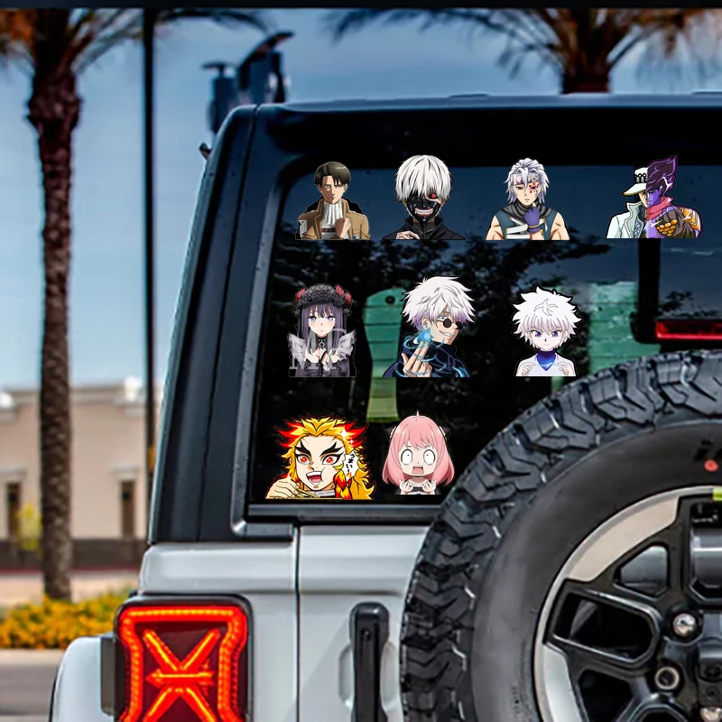 Rem Re Zero 3D Motion Stickers Self-adhesive Cartoon Peeker Decals for Car,Laptop,Motorcycles,Etc.Home Accessories Waterproof