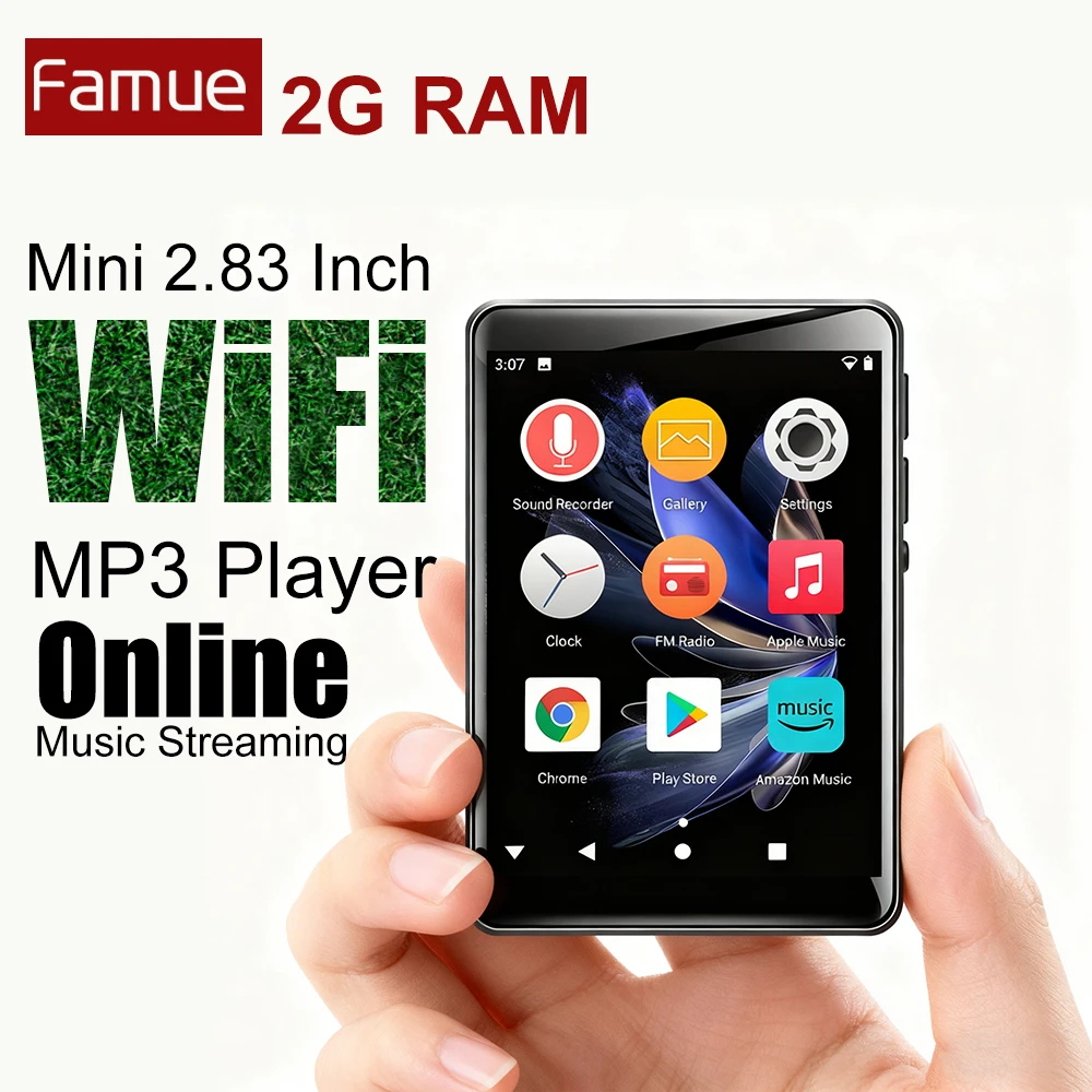 안드로이드 및 WiFi MP3 플레이어 2.8인치 블루투스 스피커 온라인 음악 스..
