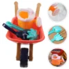 Wheelbarrow Beach Toy Stroller Toddler Kids Toys Tool Kit Plastic Sand for 6