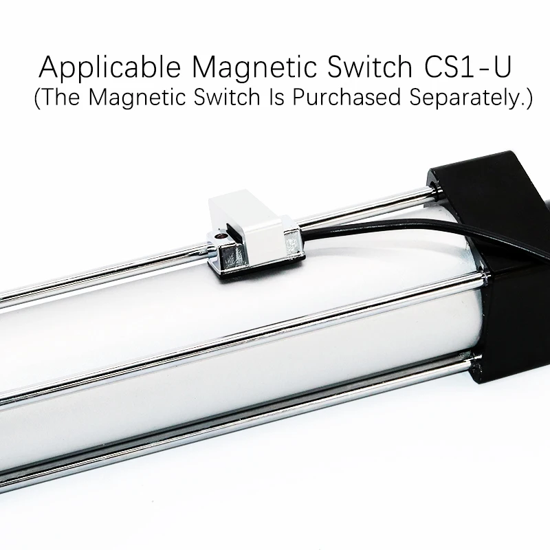 SC40/50/63/80/100/125/mm Bore Double Acting Standard Air Pneumatic Cylinder 1100/1200/1300/1400/1500/1600/2000mm Long Stroke