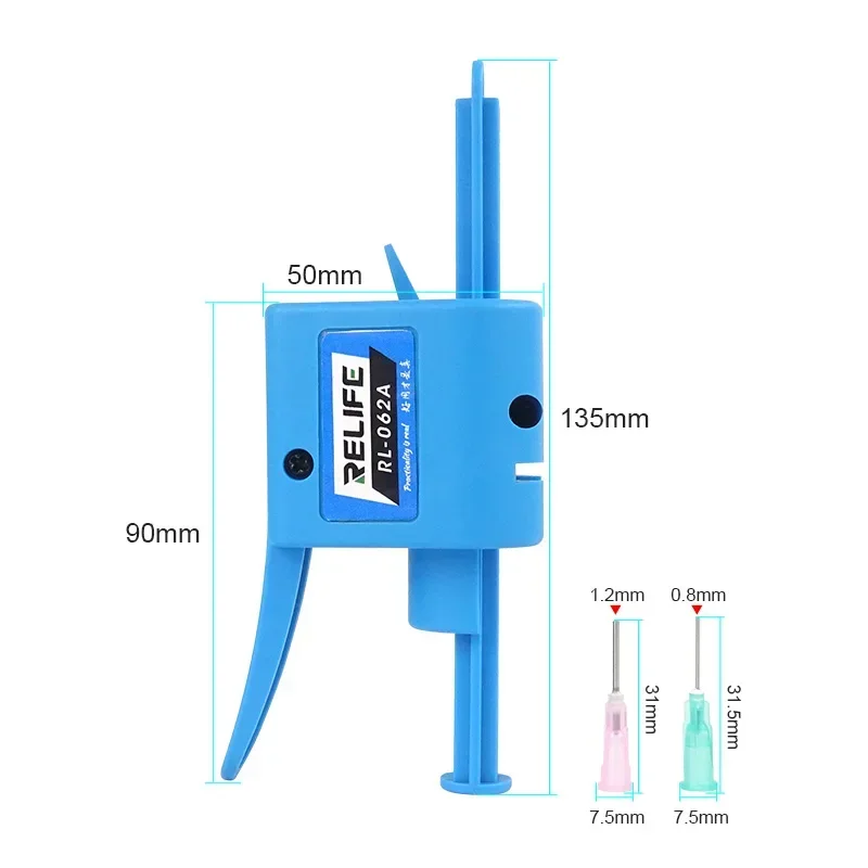 Manual Glue Gun Solder Flux Dispenser Welding Oil Solder Paste UV Needle Booster Universal Propulsion Tool 10cc