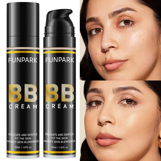 1pc Oil-control Waterproof BB Cream Face Base Foundation 8 Colors Long Lasting High Cover Concealer Whitening  Korean Makeup