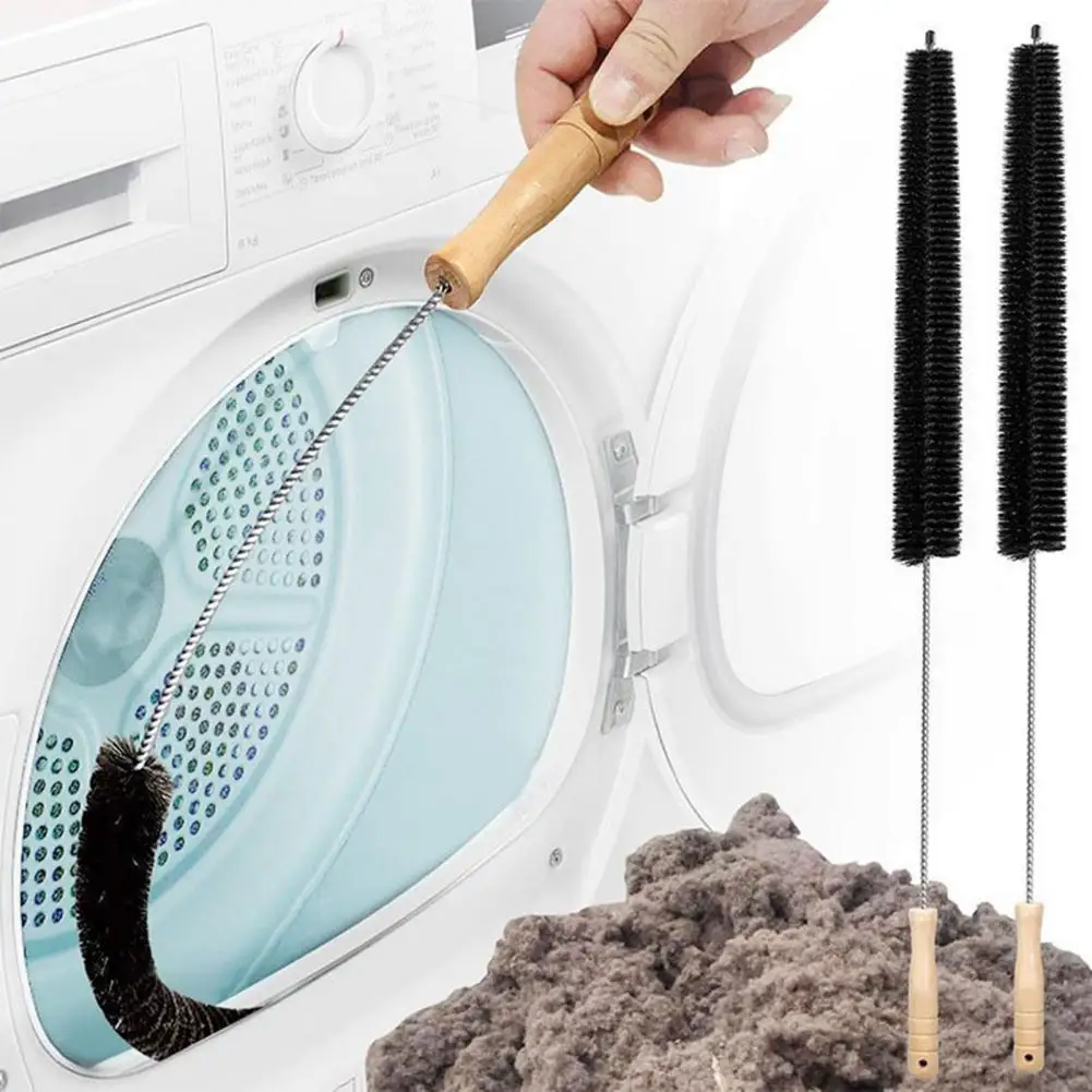 

Flexible Metal Brush Versatile Long Radiator Brush Efficient Dust Removal with Easy-to-clean Nylon Bristles Wood for Duster