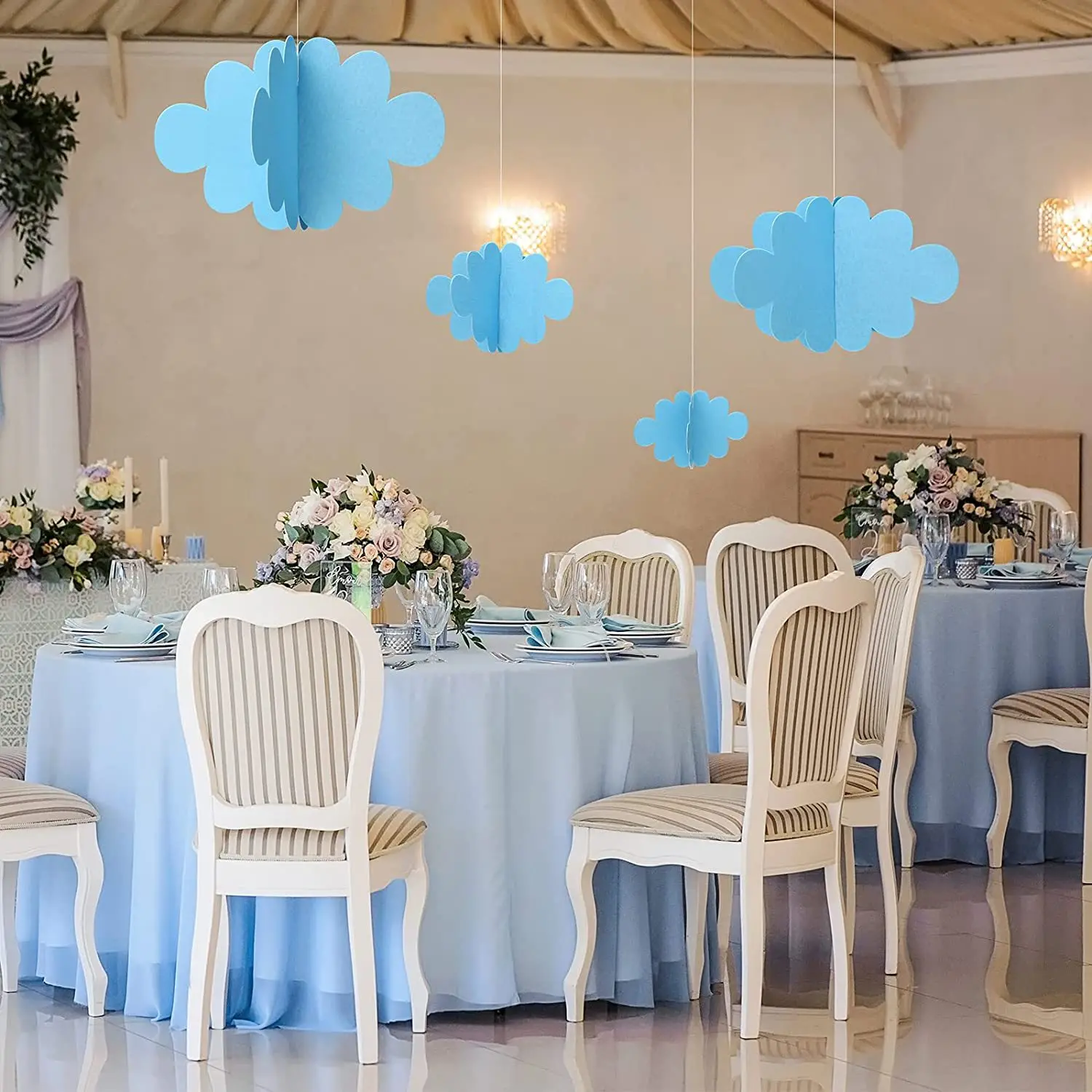 4 Pcs Simulated Cotton Cloud Photo Ornament Baby Shower Party Clould  Ceiling Clouds Bedroom Fake Wedding Kid Decor 3d - AliExpress