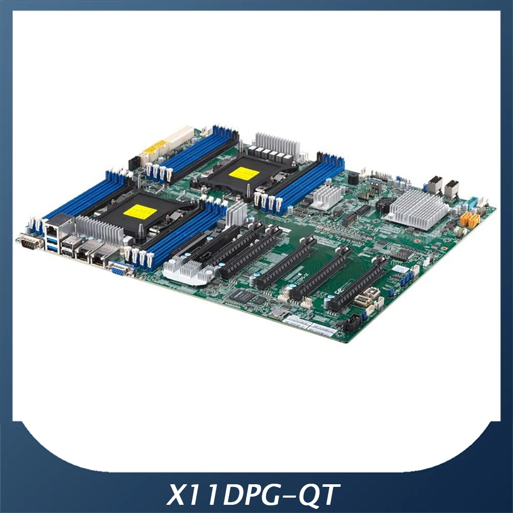 Original Server Motherboard For Supermicro X11DPG-QT LGA3647 4 Card GPU Good Quality 2 Original Server Motherboard For Supermicro X11DPG QT LGA3647 4 Card GPU Good Quality