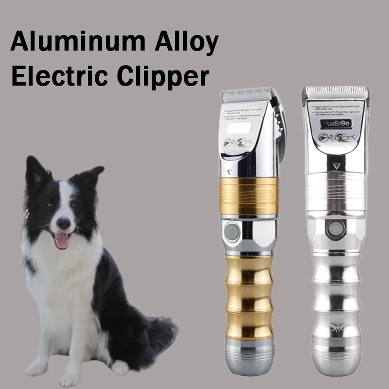 

Pet Shop Hair Clipper Charging Wireless Electric Pusher Aluminum Alloy Electric clipper Cat and Dog Shaving Utensils Supplies