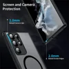 Skin Feel Matte Magnetic Phone Case for Samsung Galaxy S25 S23 S24 Ultra Plus A55 A35 A25 A15 A05 A05S A06 A16 5G Cover Hard PC 3