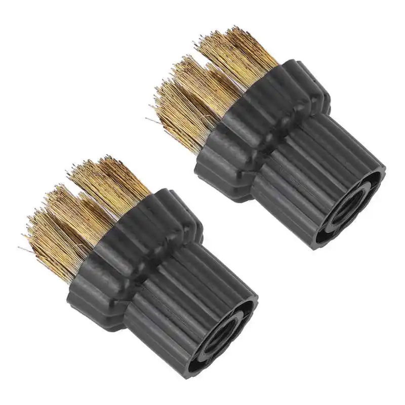 Steam Cleaner Brass Brush Head Replacement Parts Fit for Steam Mop X5 Cleaning Tools Accessories 2Pcs steam cleaner parts
