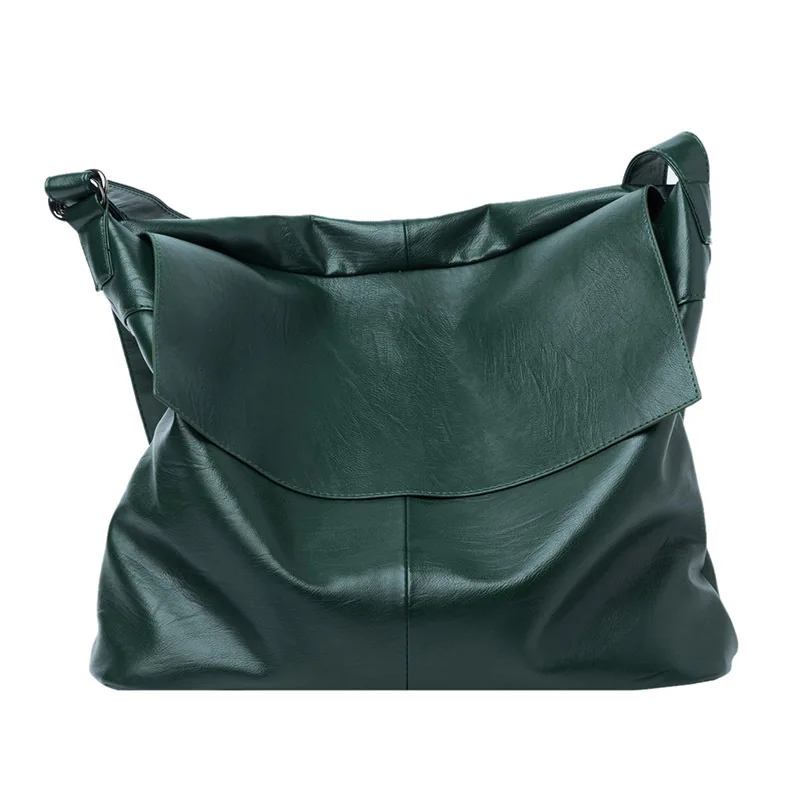 

Вместительные повседневные женские сумки через плечо, зеленая женская сумка-тоут из мягкой искусственной кожи, сумка-мессенджер через плечо для женщин, 2023
