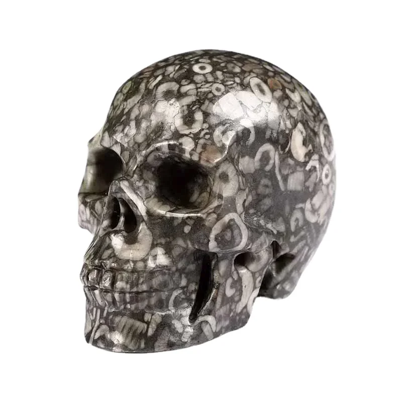 13cm Creativity Personality for Black Horror Skull Decal Motorcycle Windows Scratch-Proof RV Car Stickers Bumper Decoration