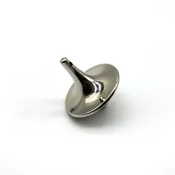 Silver Hand-Spinning Gyroscope - Antistress Fidget Toy (Silver)