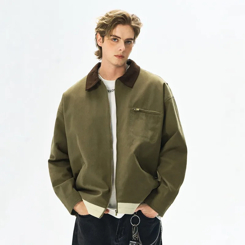 Men's Heavyweight Retro Canvas Hunting Jacket