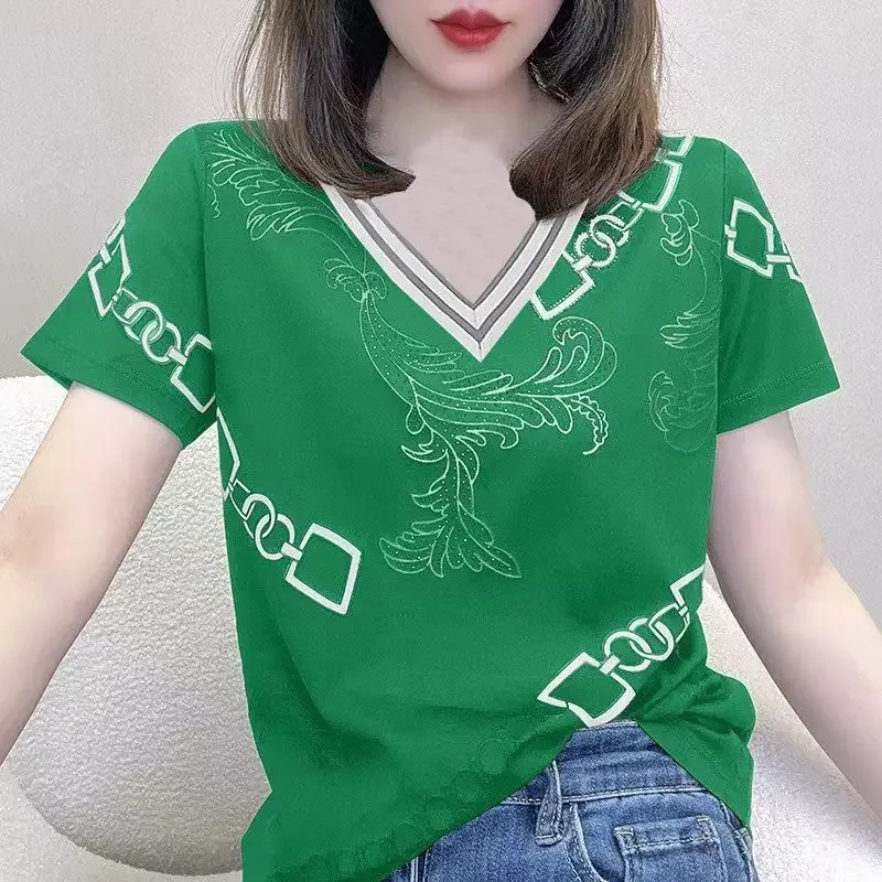 6824-Green T-shirt