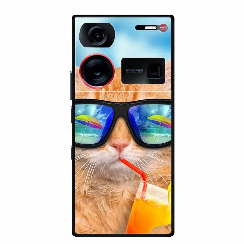Sleek Black Silicone Soft Back Cover for Smartphones - 6.8 Coque