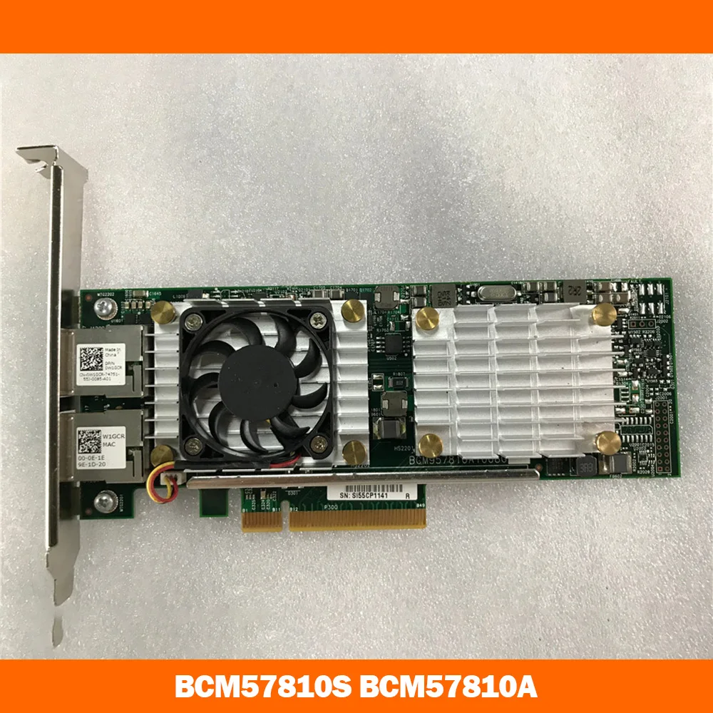 Original For DELL 10G 10 Gigabit Ethernet Card W1GCR HN10N RJ45 BCM57810S BCM57810A 3 Original For DELL 10G 10 Gigabit Ethernet Card W1GCR HN10N RJ45 BCM57810S BCM57810A