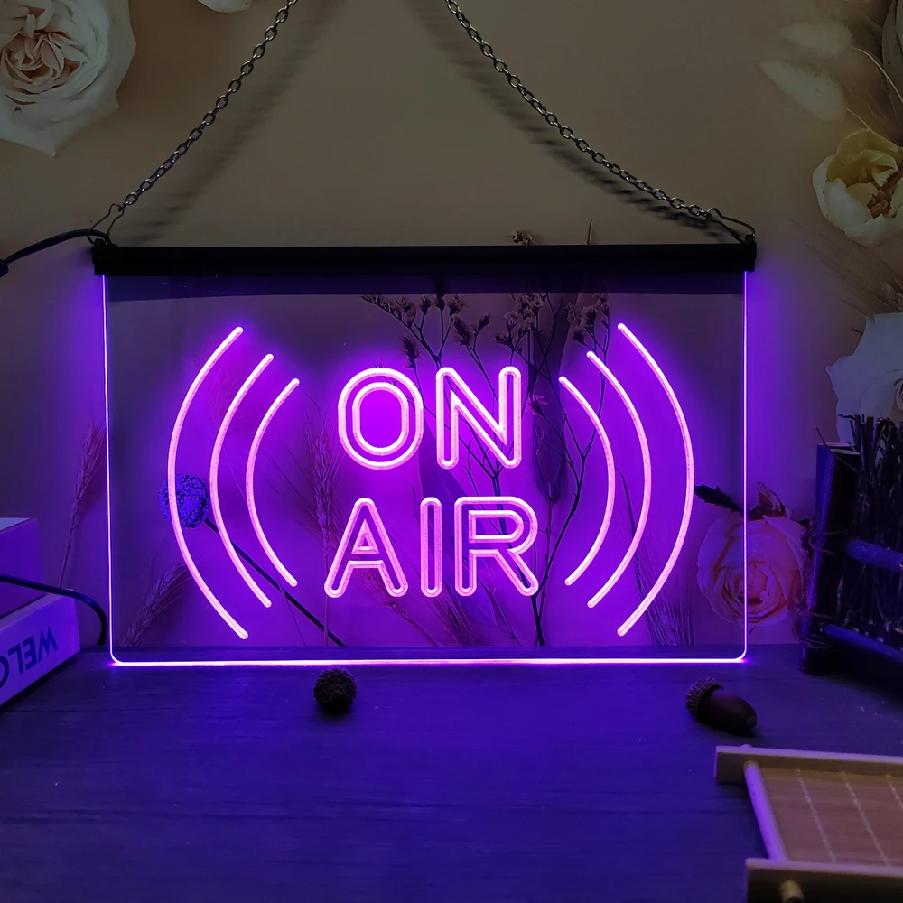 On Air Wave - 3D Carving LED Neon Sign for Home Decor and Creative Spaces