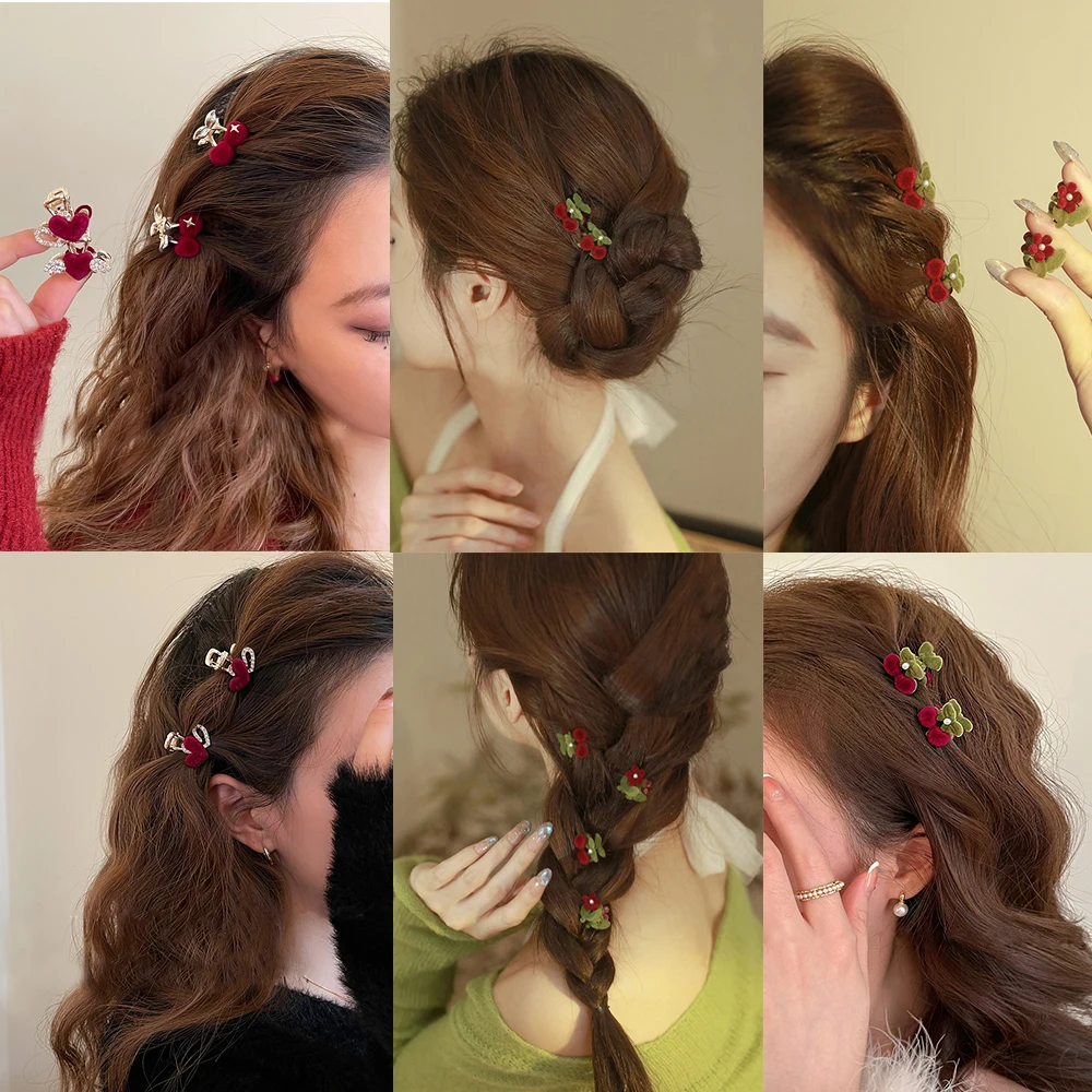 Women Alloy Hairpin Hair Crab Ladies Ponytail Punk Hair Clips Hair Claw Sliver Bow Styling Tools Fashion Hair Accessories Gift