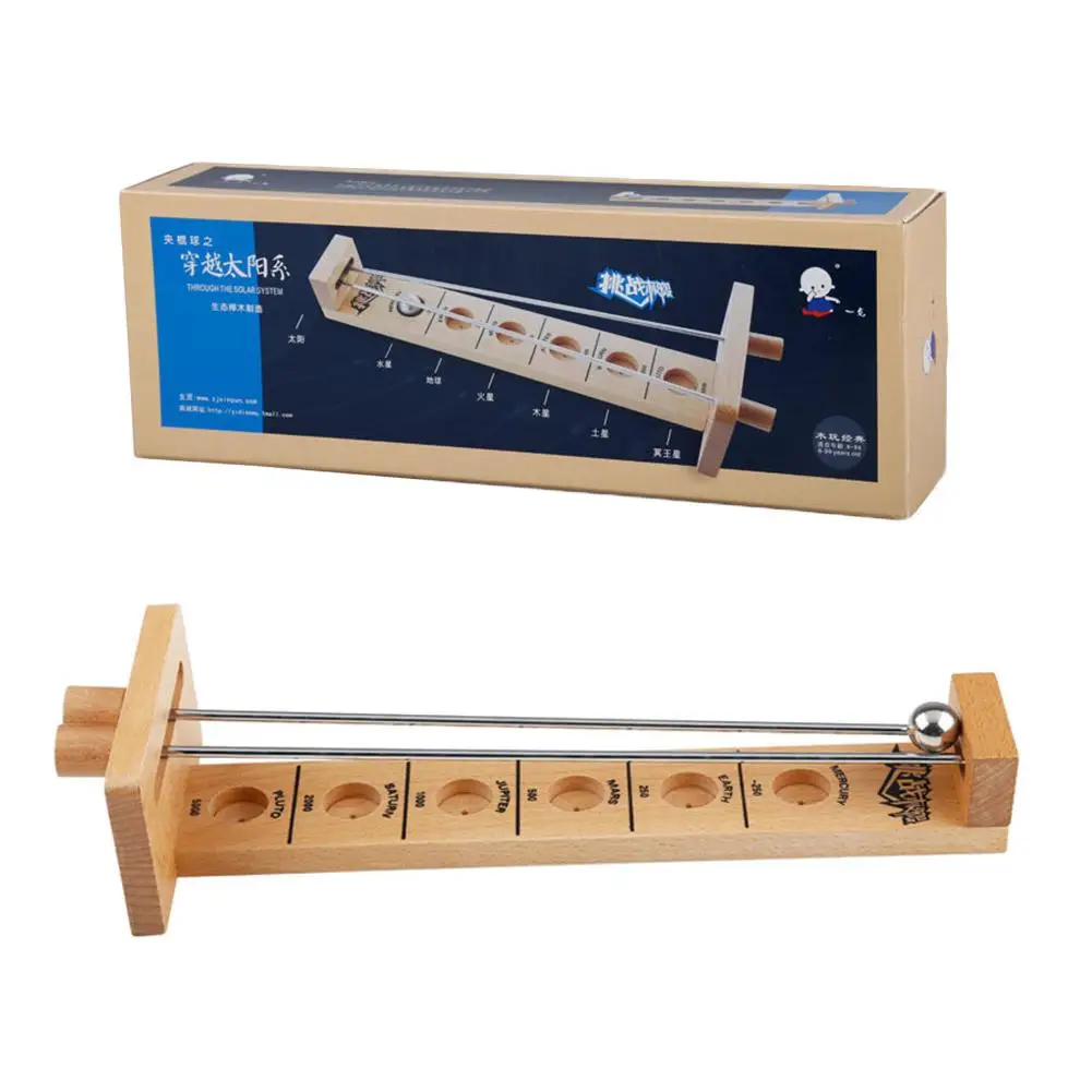 Shoot The Moon Wooden Hockey Toy Family Fun Games Educational Toys Children Attention Hand Eye Coordination Training 5