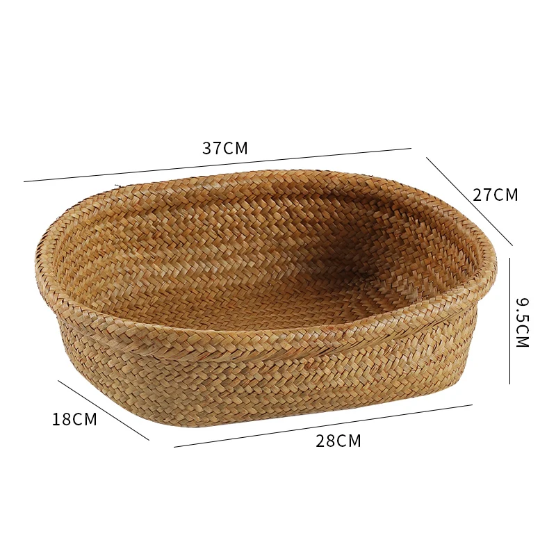 סל אחסון גדול בסגנון אירופאי, קלוע, לארגון בגדים מלוכלכים, בעל קיבולת גבוהה, בסגנון כפרי, לשימוש ביתי, סל אחסון צעצועים