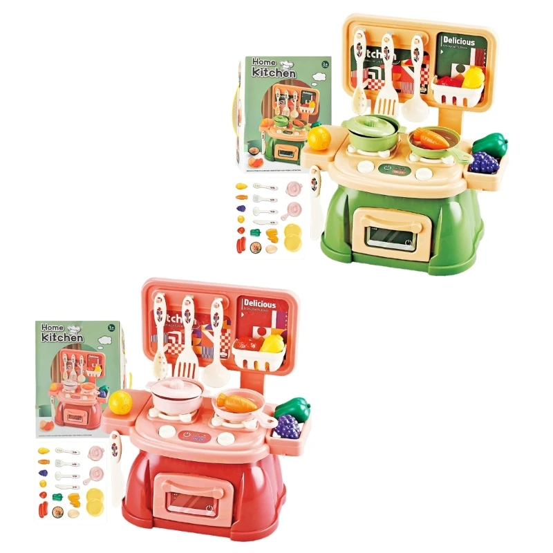 

Cooking Utensils Toy Children Simulation Fruit Cookware Set Pretend Play