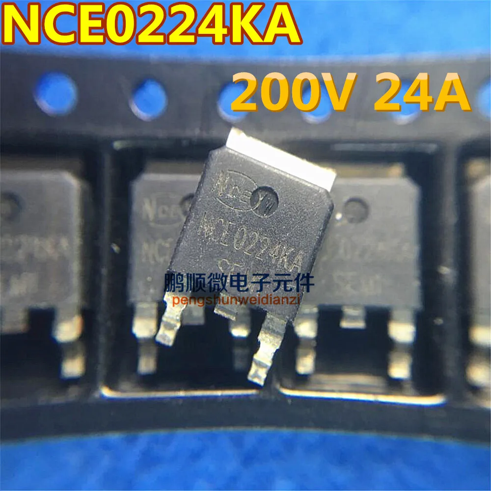 

30pcs original new NCE0224KA 24A/200V N-channel MOSFET TO-252
