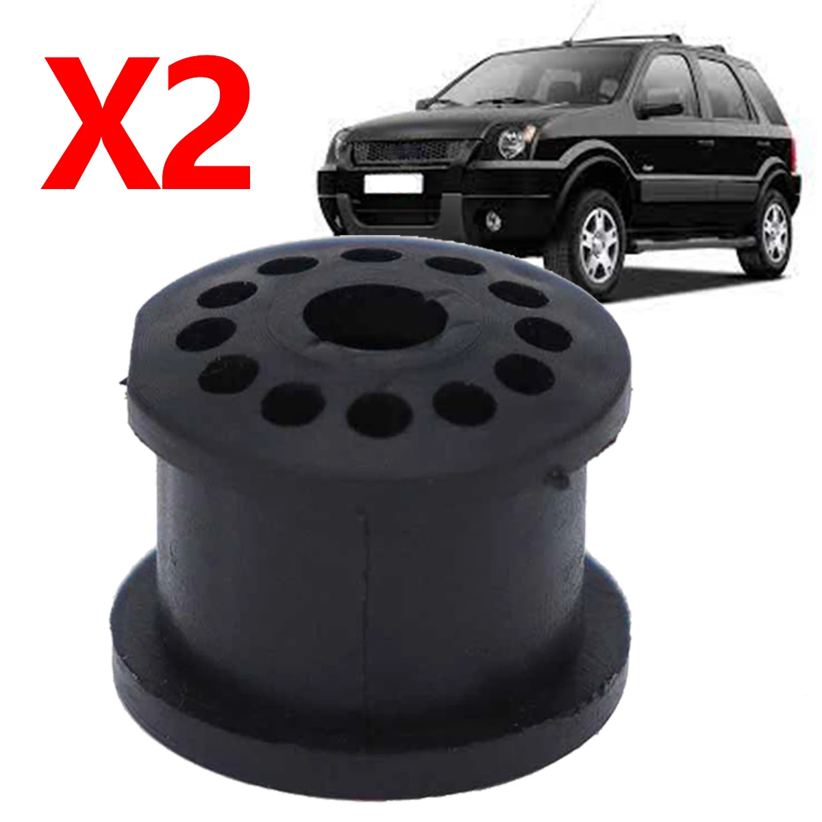2X Manual Transmission Gearbox Shift Lever Cable Linkage Rubber Bushing Repair Kit 2004 Replacement Parts For Ford Ecosport MK1