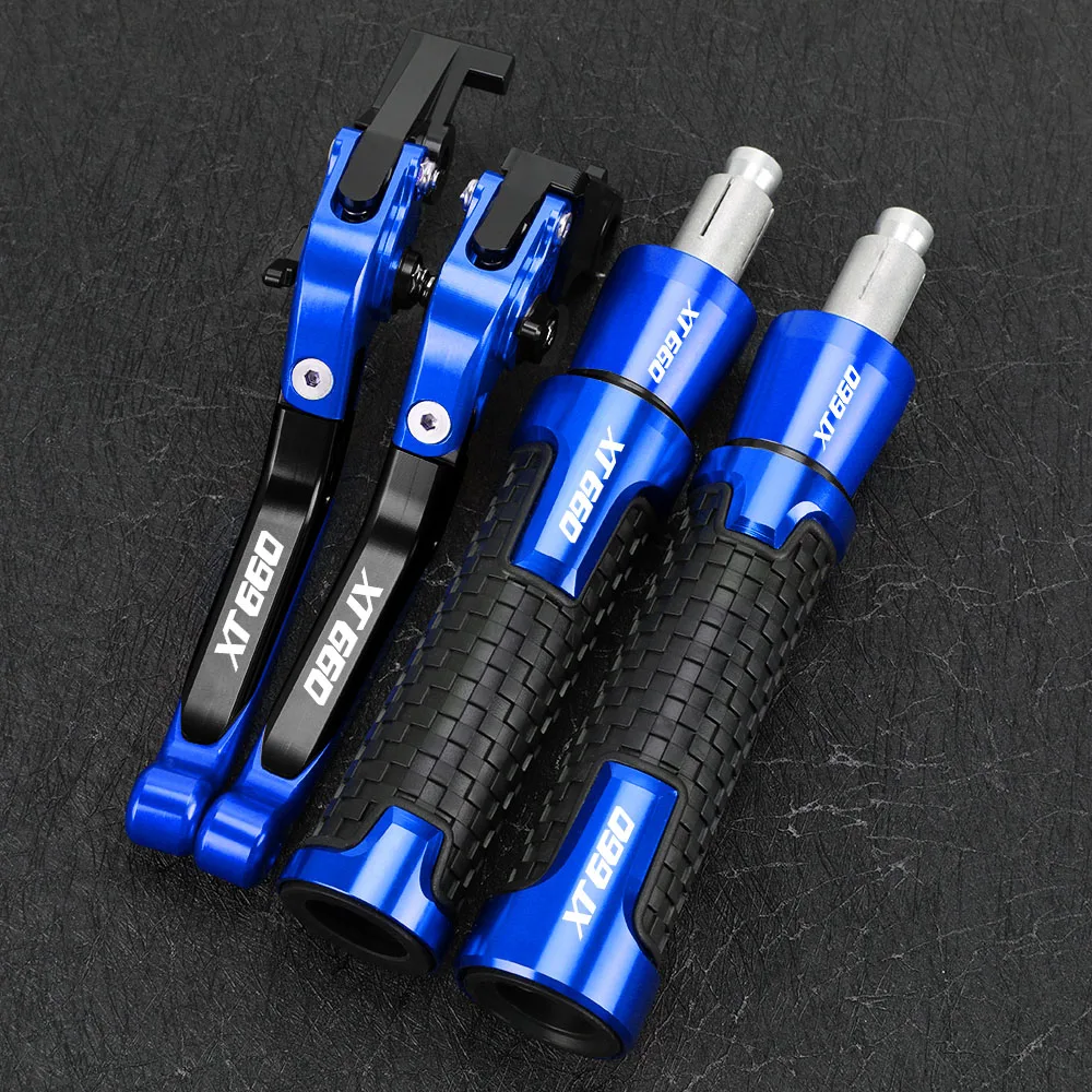 

For YAMAHA XT660 XT660R XT660X Tenere XT 660 2004-2017 Foldable Brake Clutch Levers 22MM 24MM Handlebar Knobs Handle Grips Ends