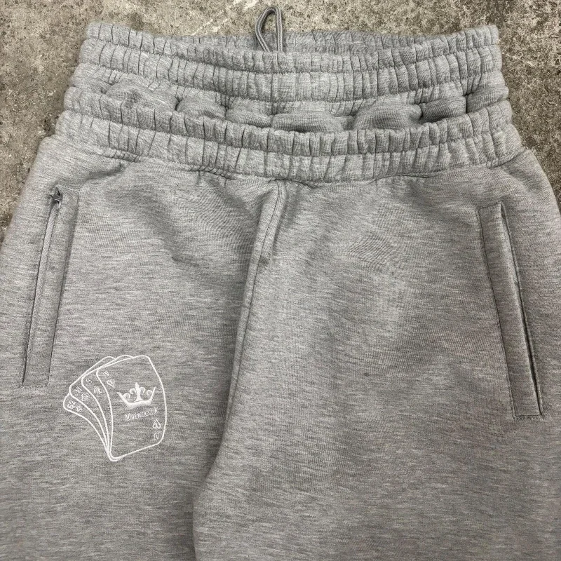 Sport Jogging Trousers Fashion Pants Men Casual Pants Double waist jogging pants embroidered pattern drooping Y2K retro men goth hip hop streetwear neutral loose sports pants