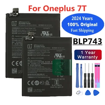 2024 Years New 100% Original Battery BLP743 For 1+ Oneplus 7T One Plus 7T 3800mAh High Quality Phone Battery Batteria + Tools